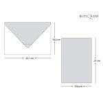 1136 - Minimalista esküvői meghívó