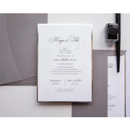 9144 -Elegáns Esküvői Meghívó