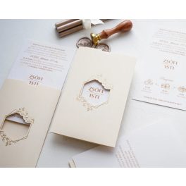 9154 - Elegáns Esküvői Meghívó