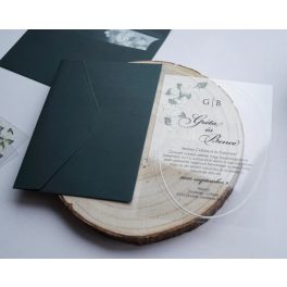 9213 - Plexi esküvői meghívó