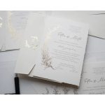 9229 - Dombornyomott Esküvői Meghívó 