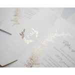 9229 - Dombornyomott Esküvői Meghívó 