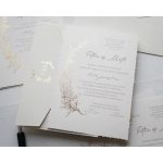 9229 - Dombornyomott Esküvői Meghívó 