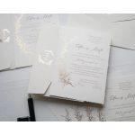 9229 - Dombornyomott Esküvői Meghívó 