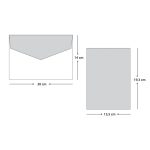 9229 - Dombornyomott Esküvői Meghívó 