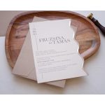 9252 - Elegáns Esküvői Meghívó