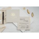 9256 - Elegáns Esküvői Meghívó
