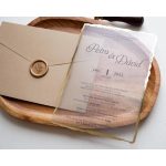 9261 - Plexi esküvői meghívó