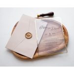 9261 - Plexi esküvői meghívó