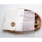 9261 - Plexi esküvői meghívó