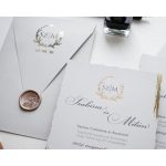 9263 - Elegáns Esküvői Meghívó