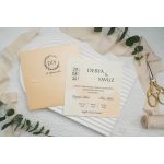 9306 - Minimalista Esküvői meghívó