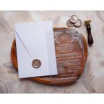 9364 - Plexi esküvői meghívó