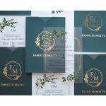 9366 - Plexi esküvői meghívó
