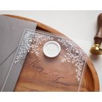 9368 - Plexi esküvői meghívó