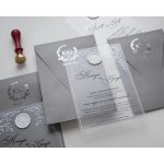9368 - Plexi esküvői meghívó