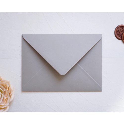 Agyag szürke prémium boríték - B6 