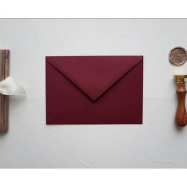 Bíborvörös prémium boríték - C6