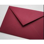 Bíborvörös prémium boríték - C6