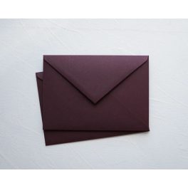 Burgundy vörös prémium boríték - C6