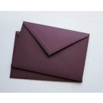 Burgundy vörös prémium boríték - C6