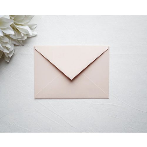 Bézs prémium boríték - B6