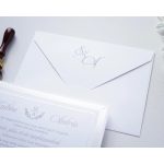 1119 - Minimalista esküvői meghívó