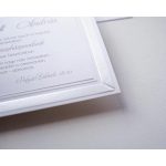 1119 - Minimalista esküvői meghívó