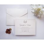 1154 - Minimalista esküvői meghívó