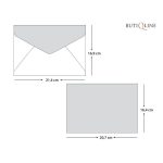 1154 - Minimalista esküvői meghívó