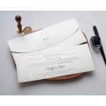 1166- Minimalista esküvői meghívó