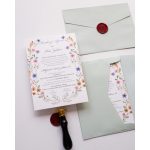 EM28 - Vadvirágos esküvői meghívó