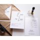 EM38 - Két oldalas Minimalista esküvői meghívó