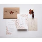 EM40 - Két oldalas Pampafüves esküvői meghívó