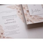 EM40 - Két oldalas Pampafüves esküvői meghívó