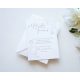 EM49 - Két oldalas letisztult esküvői meghívó