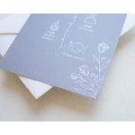 EM49 - Két oldalas letisztult esküvői meghívó