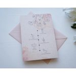 EM50 - Két oldalas minimalista esküvői meghívó