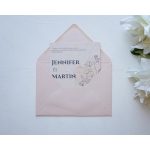 EM50 - Két oldalas minimalista esküvői meghívó