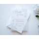 EM52 - Minimalista áttetsző esküvői meghívó