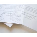 EM52 - Minimalista áttetsző esküvői meghívó