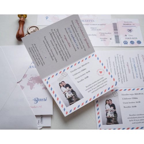 EM58 - Útleveles esküvői meghívó