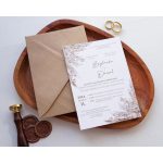 EM60 - Pampafüves egy oldalas esküvői meghívó