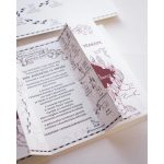 EM64 - Tekergők térképe esküvői meghívó, Harry Potter-es meghívó