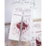 EM64 - Tekergők térképe esküvői meghívó, Harry Potter-es meghívó