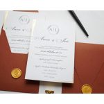 9248 - Elegáns Esküvői Meghívó