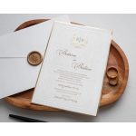 9264 - Elegáns Esküvői Meghívó