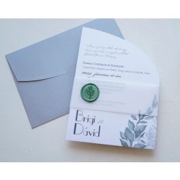 9273 - Greenery Esküvői meghívó