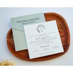 9307 - Greenery Esküvői meghívó