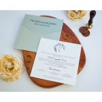 9307 - Greenery Esküvői meghívó